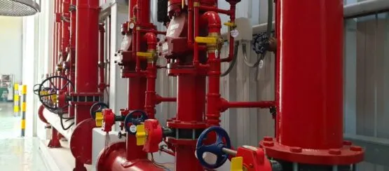 Extinguishers installed