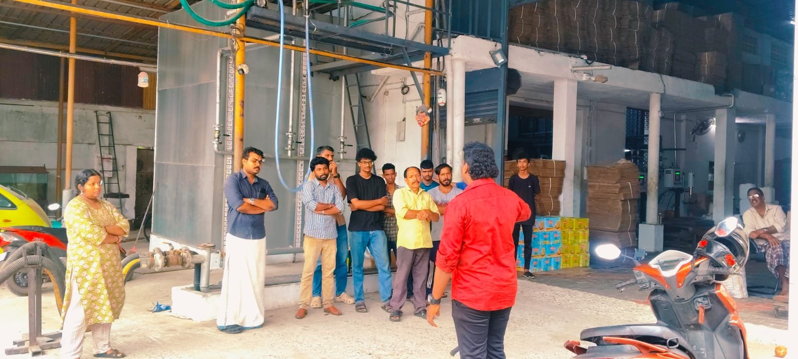 Aswathy Oil Mills fire safety installation