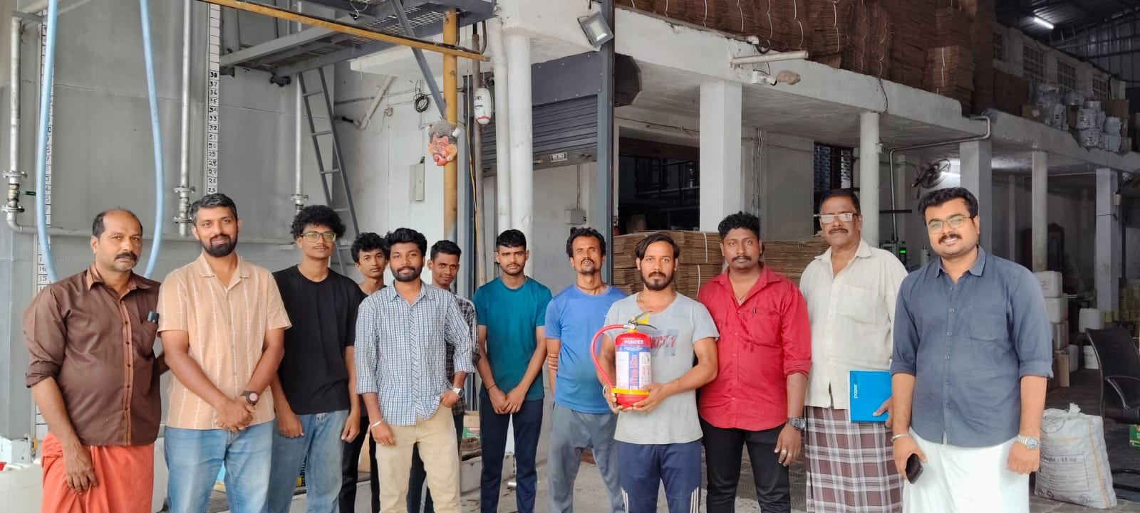 Aswathy Oil Mills fire safety installation