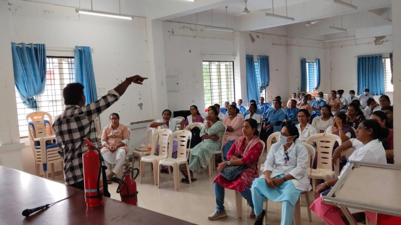 Govt. Taluk Hospital Varkala fire safety installation
