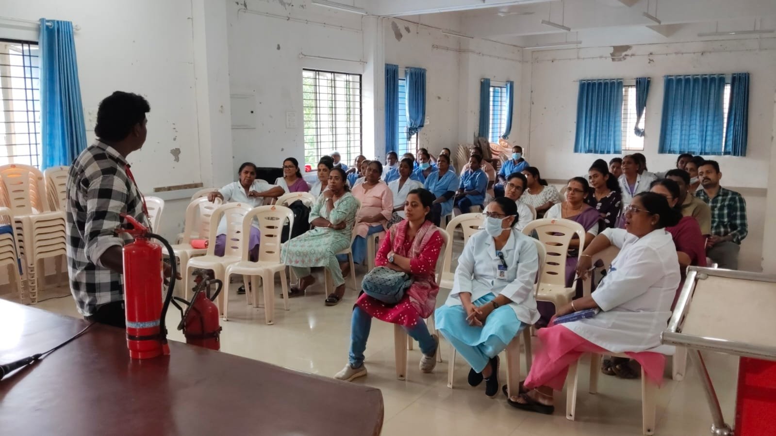 Govt. Taluk Hospital Varkala fire safety installation
